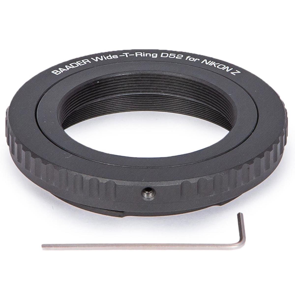 

Baader Planetarium Wide T-Ring Set with D52i to T-2 and S52 for Nikon Z Bayonet