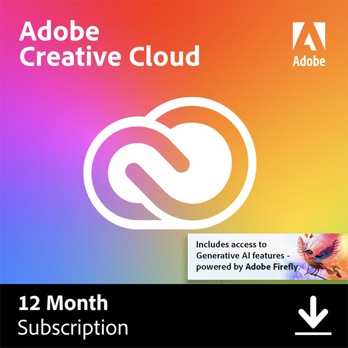 Image of Adobe Creative Cloud 1-Year Subscription
