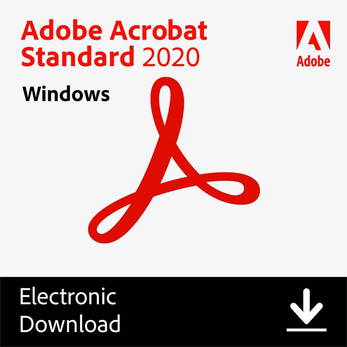 Adobe Acrobat Standard 2020 Perpetual License for Windows, Download -  65314923