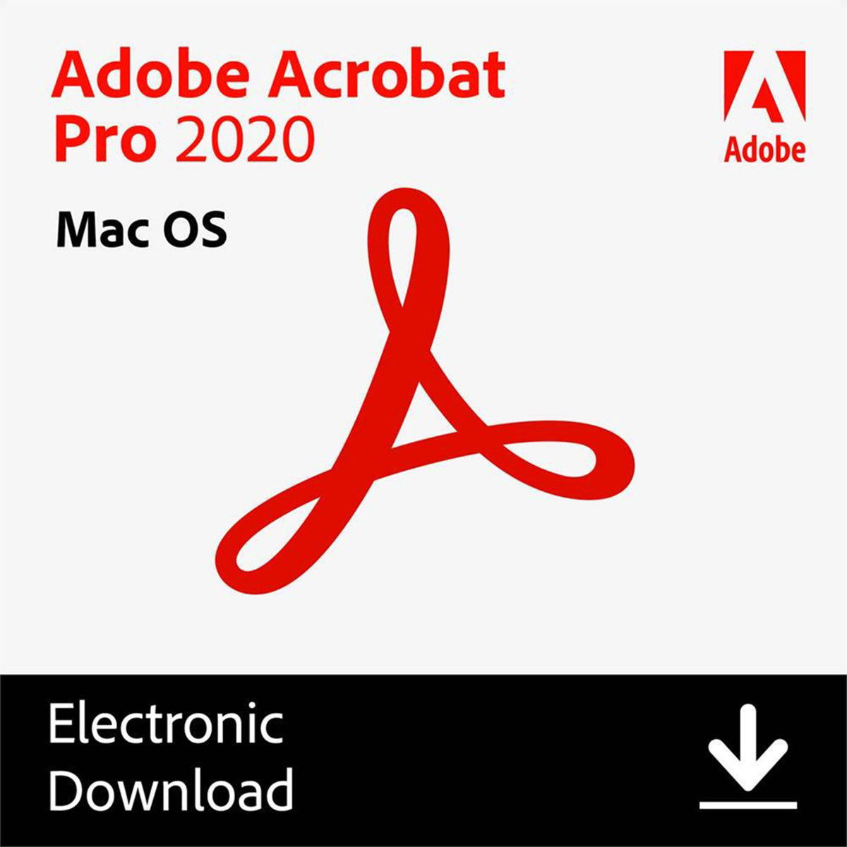 

Adobe Acrobat Pro 2020 Perpetual License for Macintosh, Download