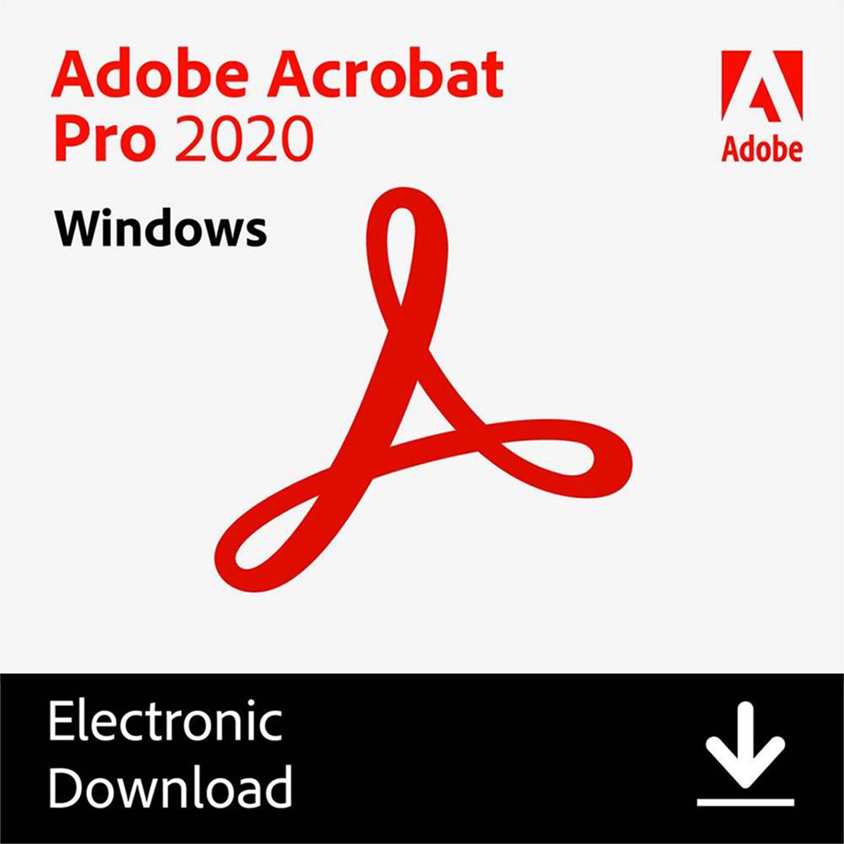 Image of Adobe Acrobat Pro 2020 Perpetual License for Windows
