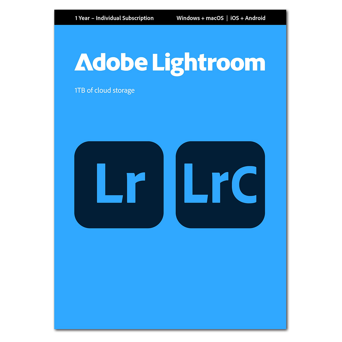 Image of Adobe Lightroom 1-Year Subscription