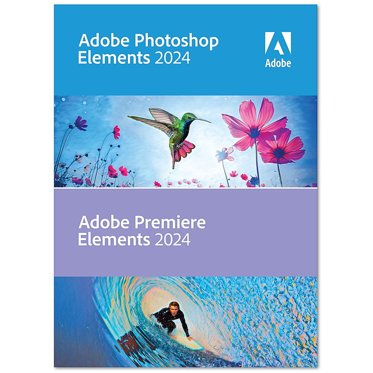 

Adobe Photoshop and Premiere Elements 2024 for Win & Mac, License Card