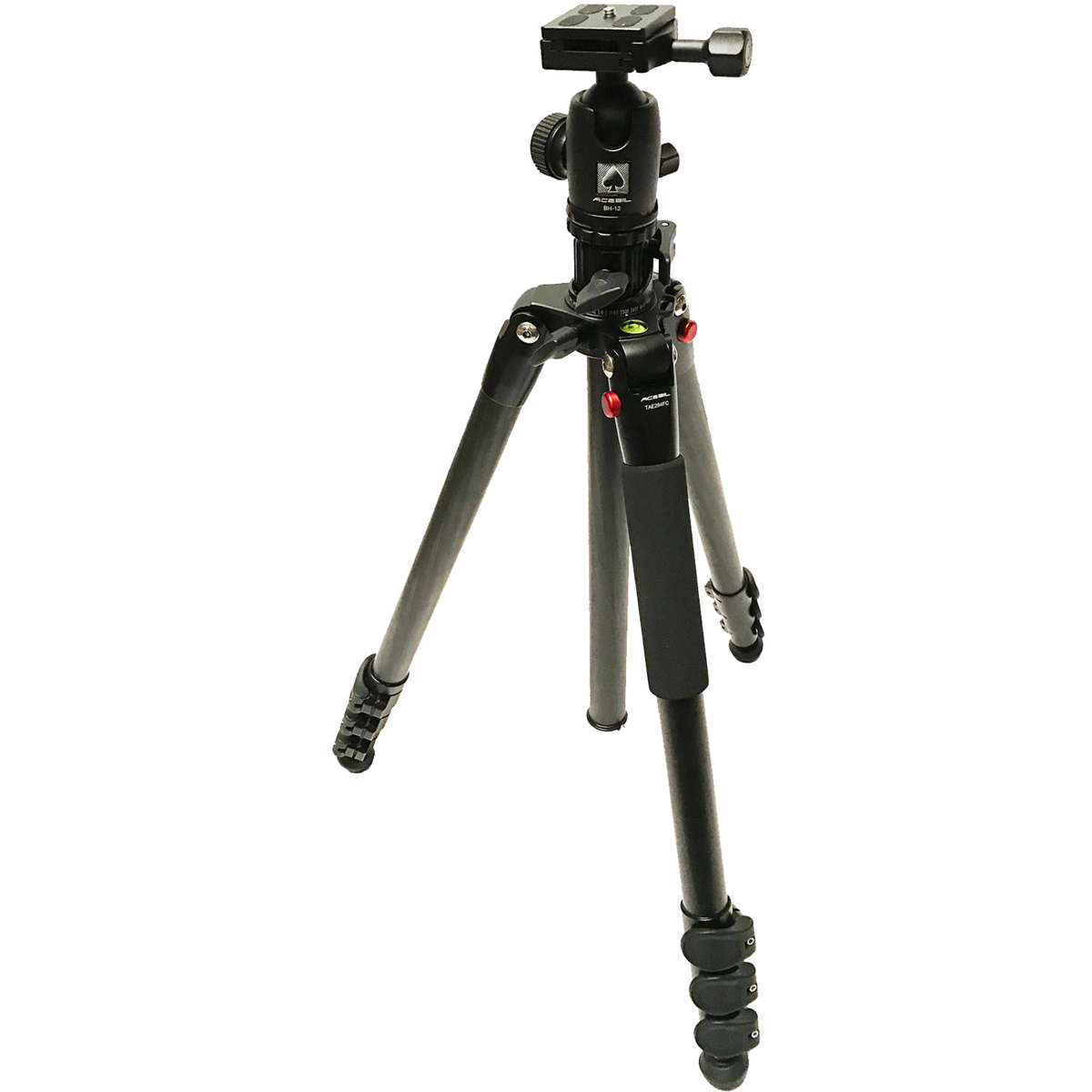 Acebil 4-Section Carbon Fiber Tripod with BH-12 Ball Head