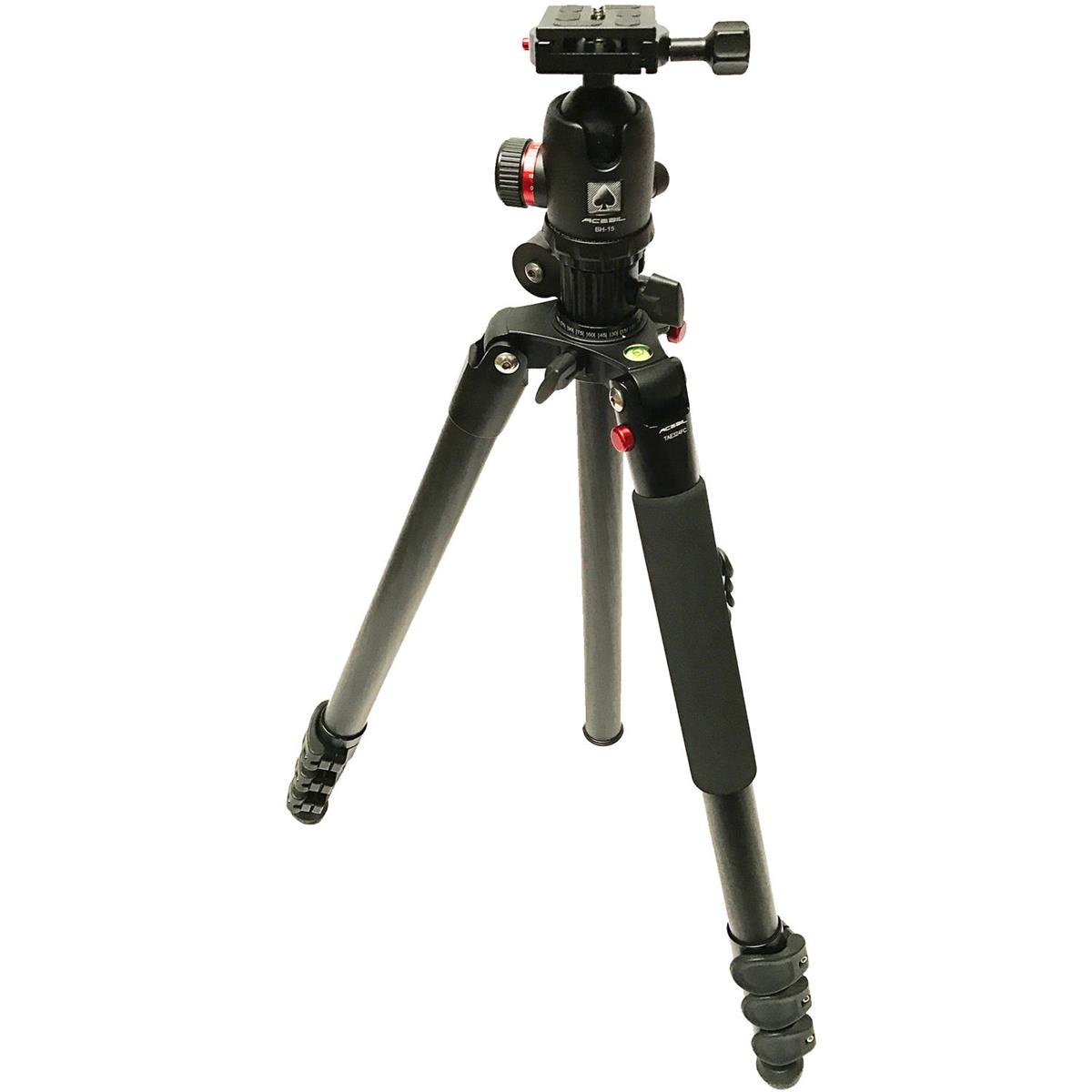 Image of Acebil 4-Section Carbon Fiber Tripod with BH-15 Ball Head