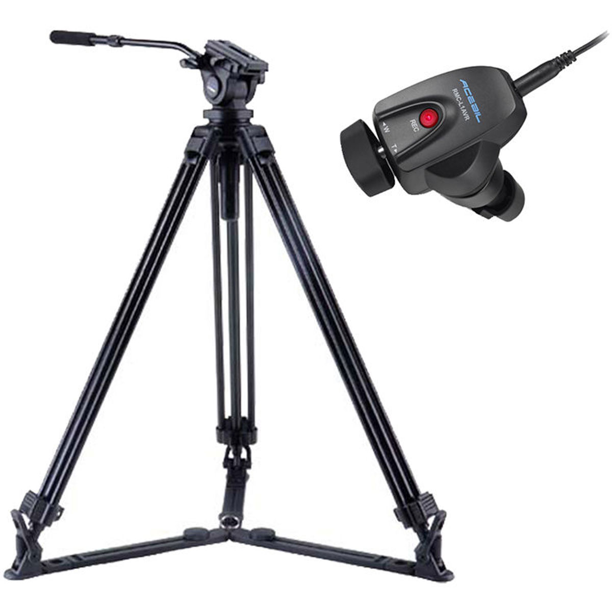 

Acebil J-805GX Prosumer 2-Section Al Tripod,RMC-L1AVR Controller for Sony Camera