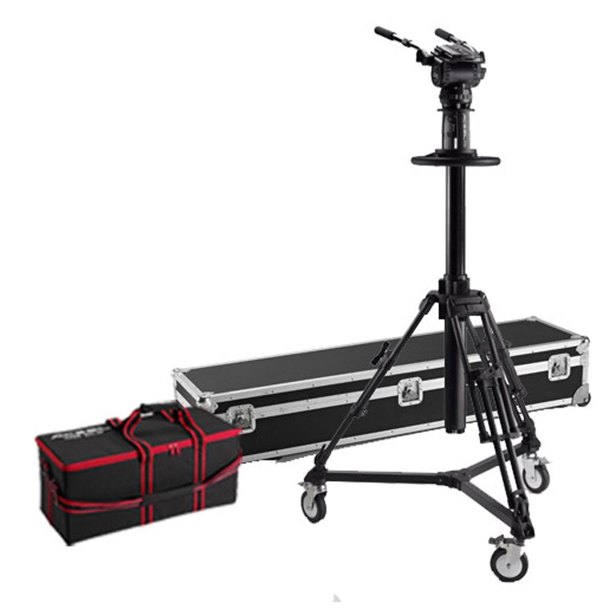 

Acebil PDII-CH9SC PD3800 Pro Pedestal with D9 Dolly, CH9 Head, Dual Pan Bars