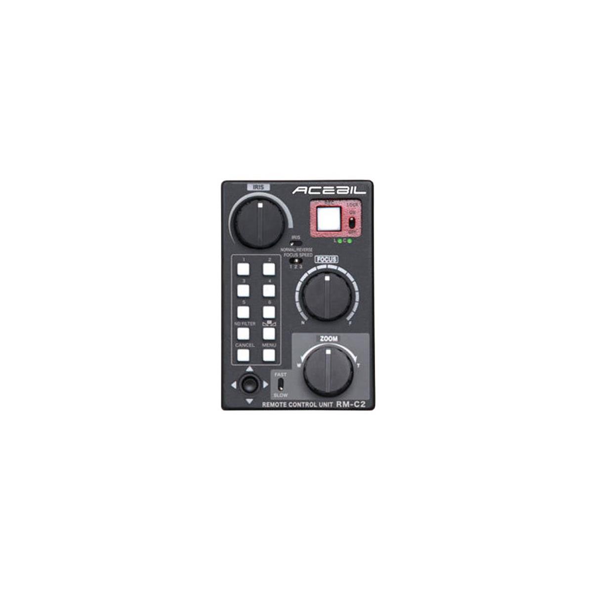Pro Zoom/Focus/Iris Lens Remote Control Box for Canon LANC - Acebil RM-C2