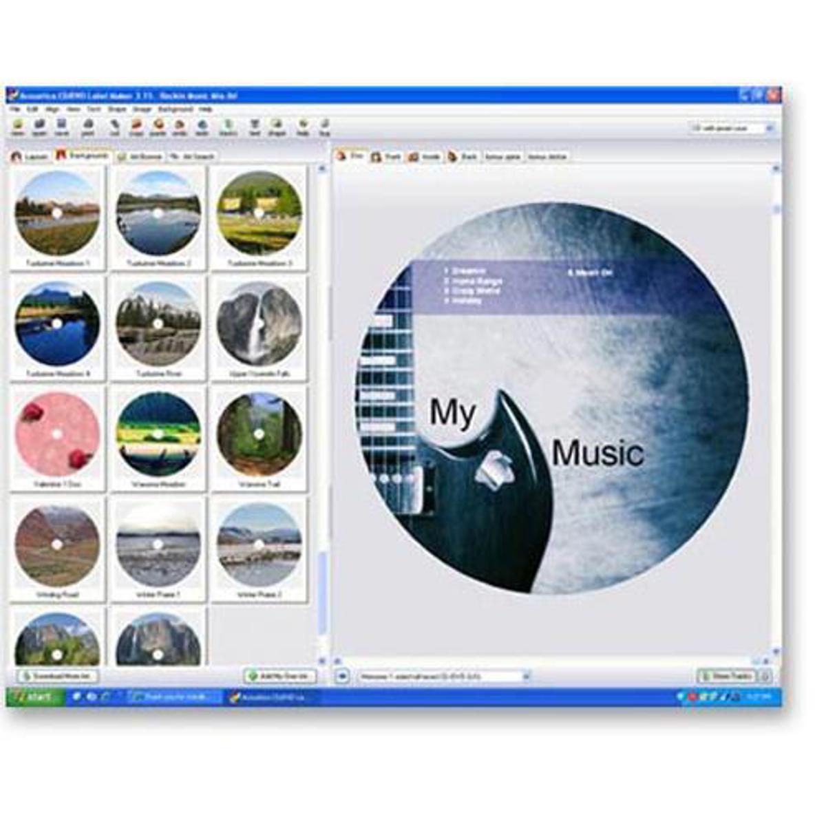 Image of Acoustica CD/DVD Label Maker