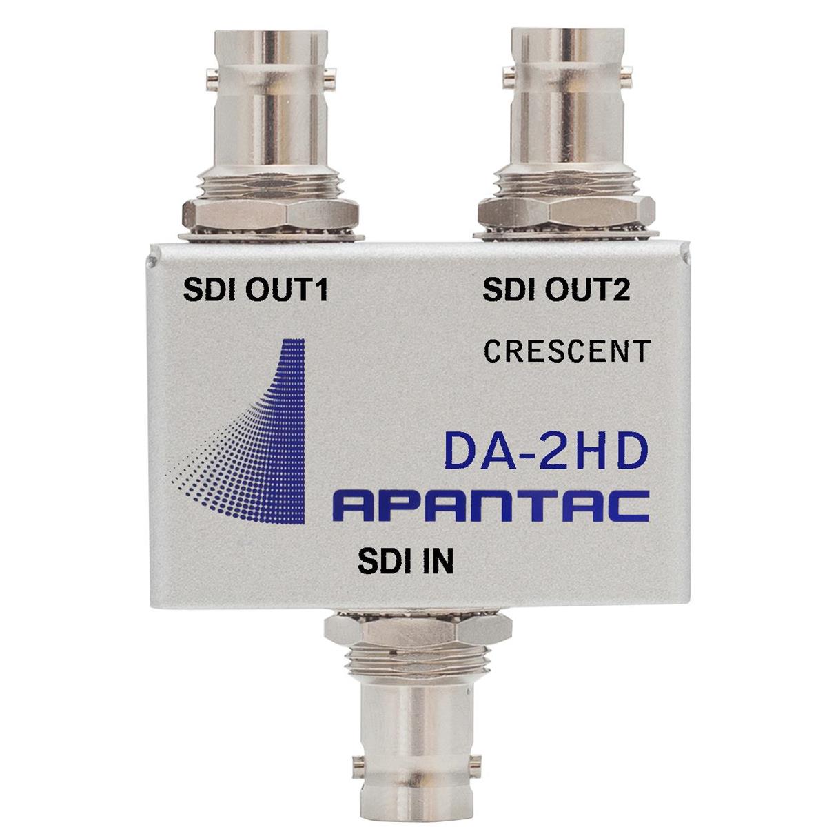 Image of Apantac DA-2HD 1x2 Passive Triple-Rate Distribution Amplifier