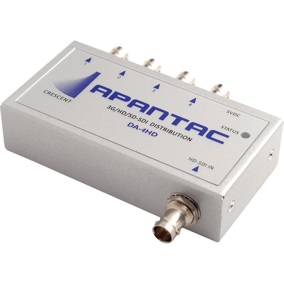 Image of Apantac 3G-SDI 1x4 Reclocking Distribution Amplifier