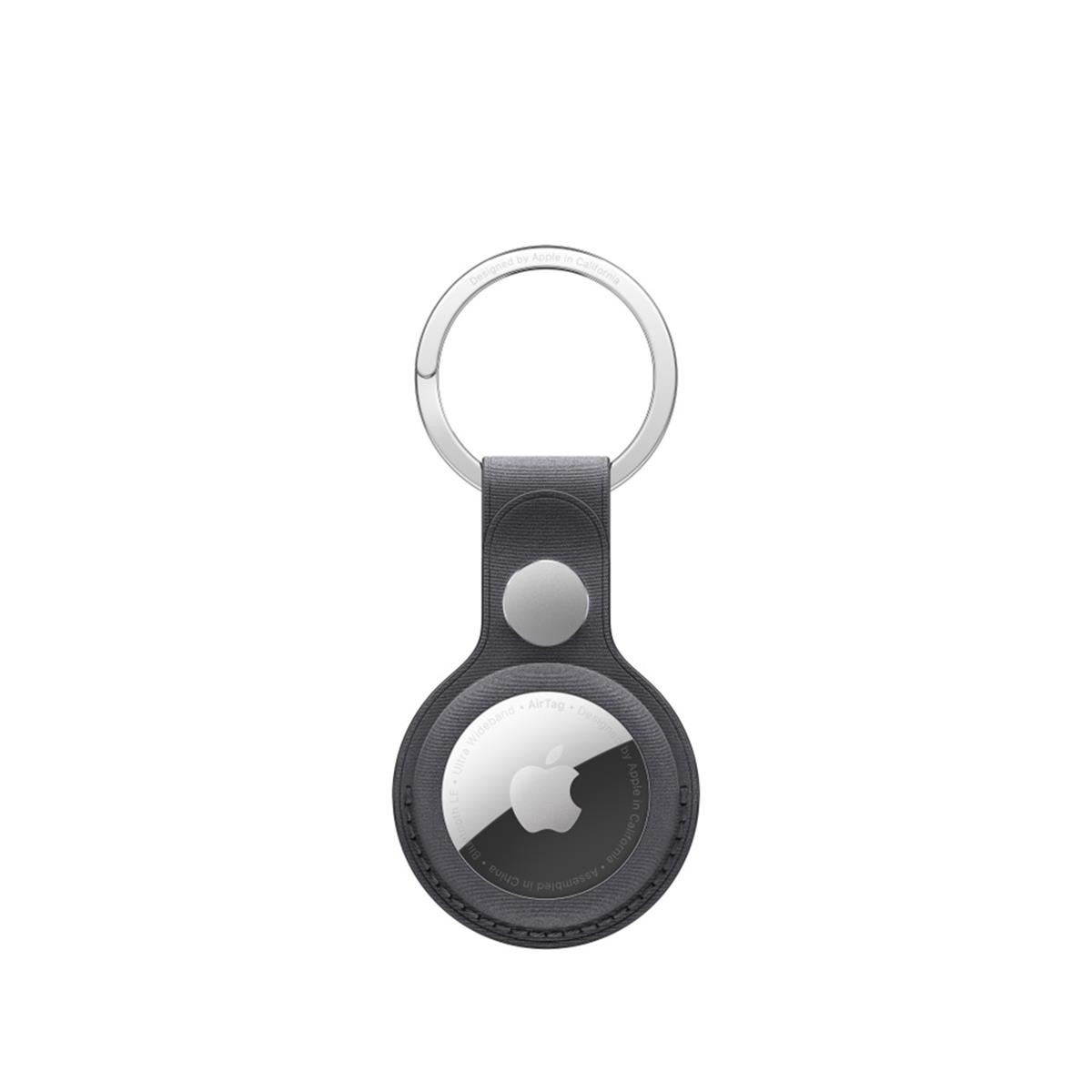 Image of Apple AirTag FineWoven Key Ring Black