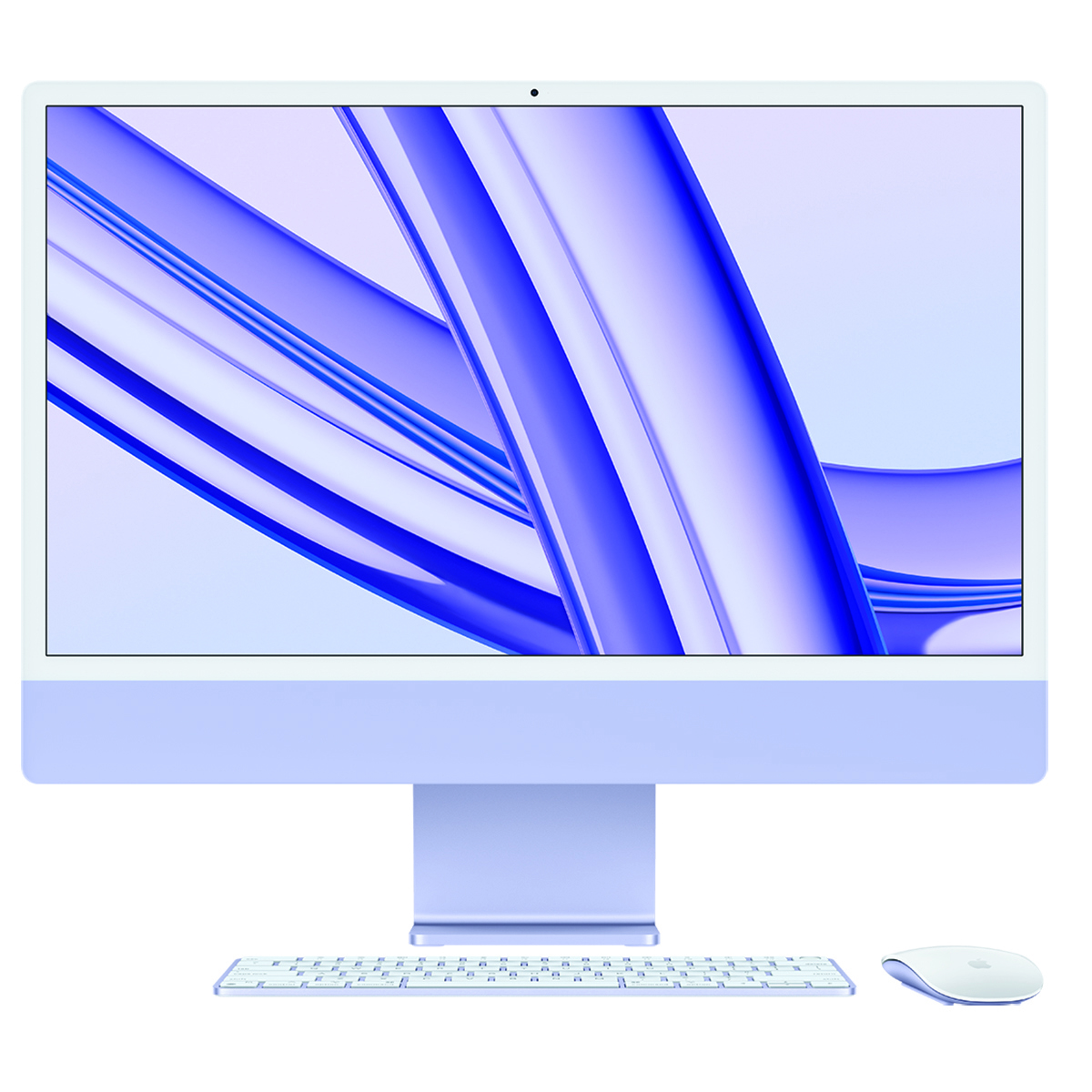 

Apple iMac 24" Retina 4.5K Display with Magic Keyboard w/Touch ID (Late 2023) Purple Gigabit Ethernet 8-Core / 10-Core Standard Keyboard 16GB 2TB SSD