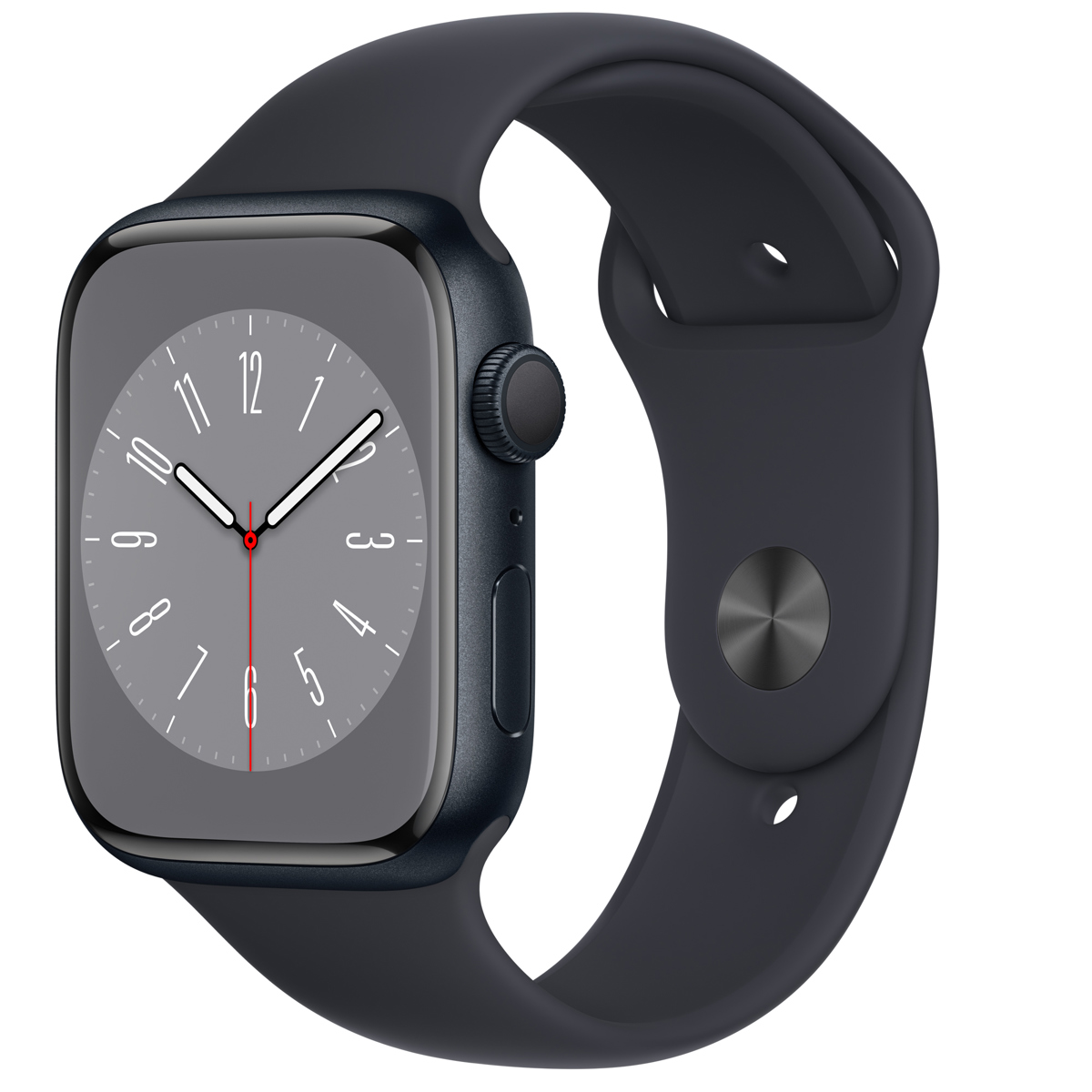 

Apple Watch Series 8 GPS, 45mm Midnight Aluminum Case w/Midnight Sport Band, S/M