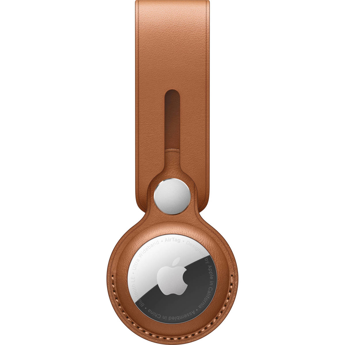 

Apple AirTag Leather Loop, Saddle Brown