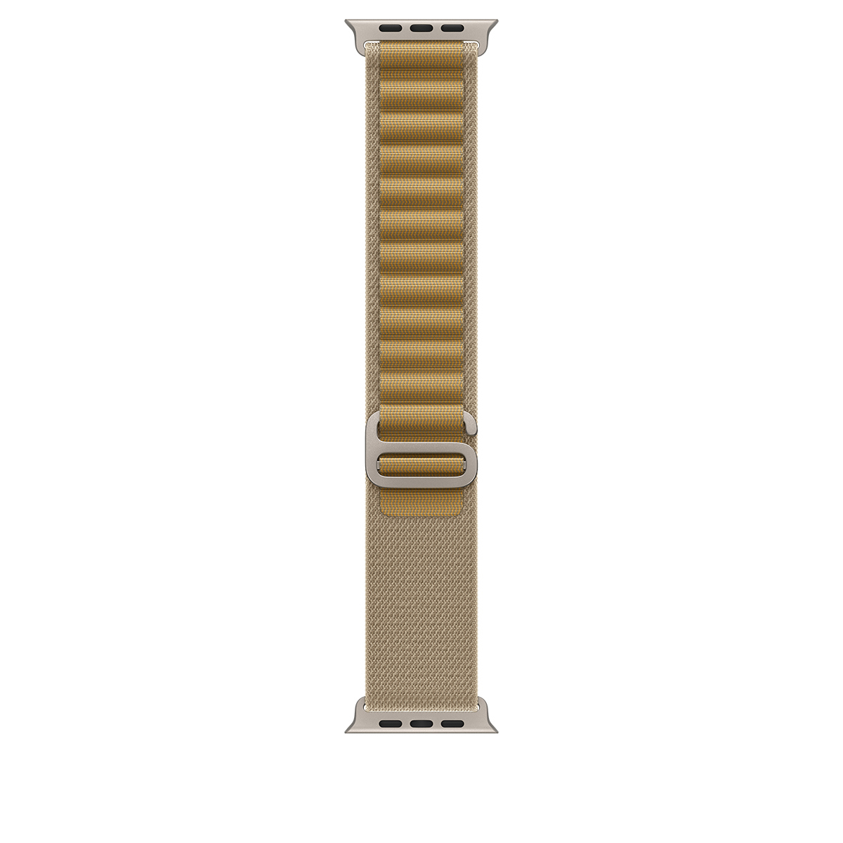 

Apple 49mm Alpine Loop Tan Natural Titanium Large