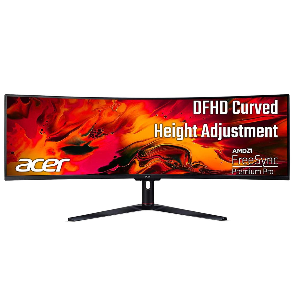 Image of Acer Nitro EI1 EI491CR S 49&quot; 32:9 Dual FHD 120Hz Curved IPS LED Gaming Monitor