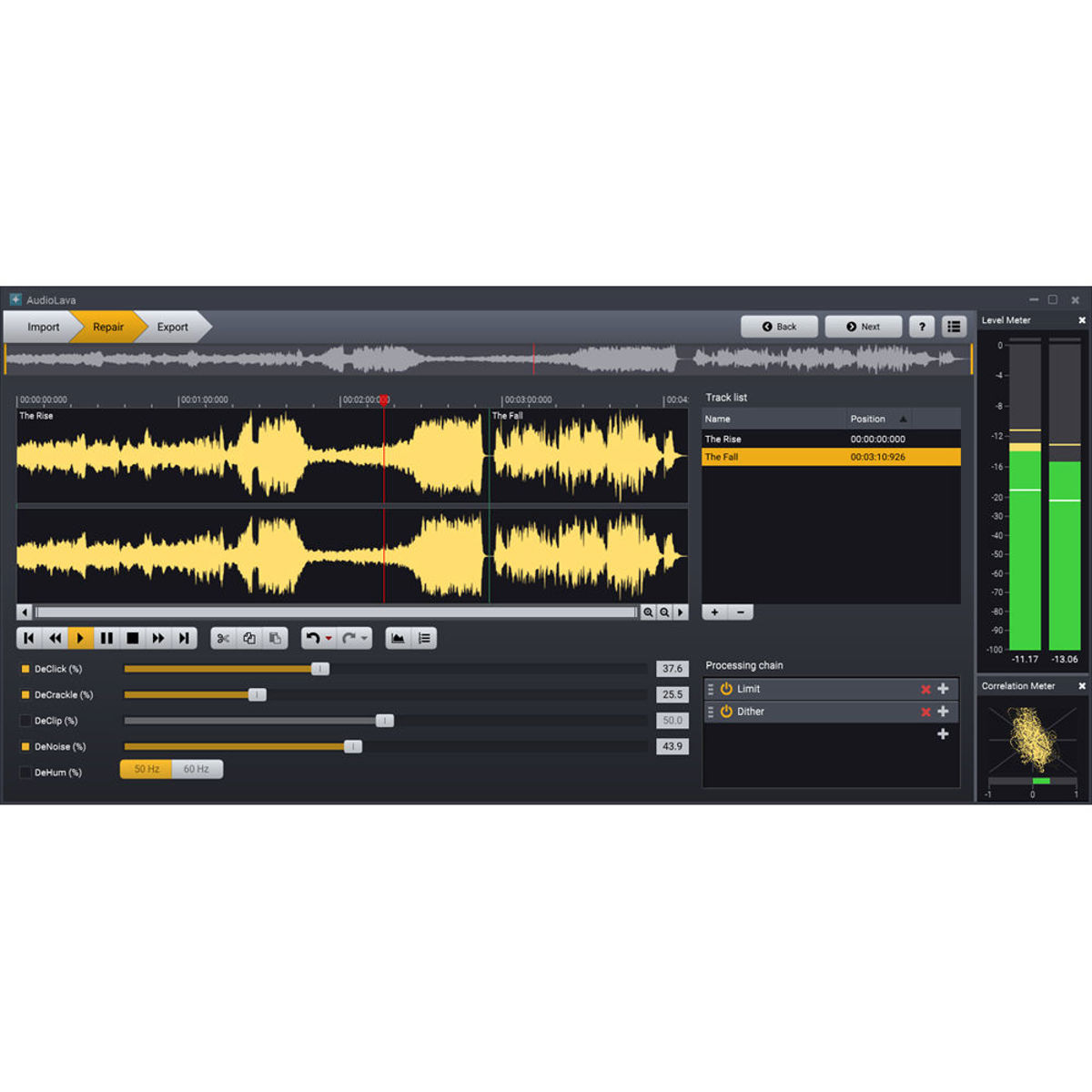 

Acon Digital AudioLava 2 Audio Restoring&Recording Software,Electronic Download