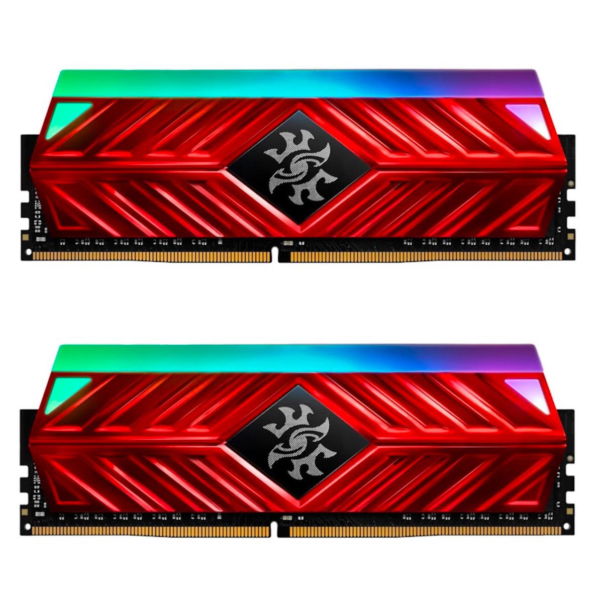 

XPG SPECTRIX D41 RGB 16GB (2x8GB) DDR4 3600MHz Memory Module, Red