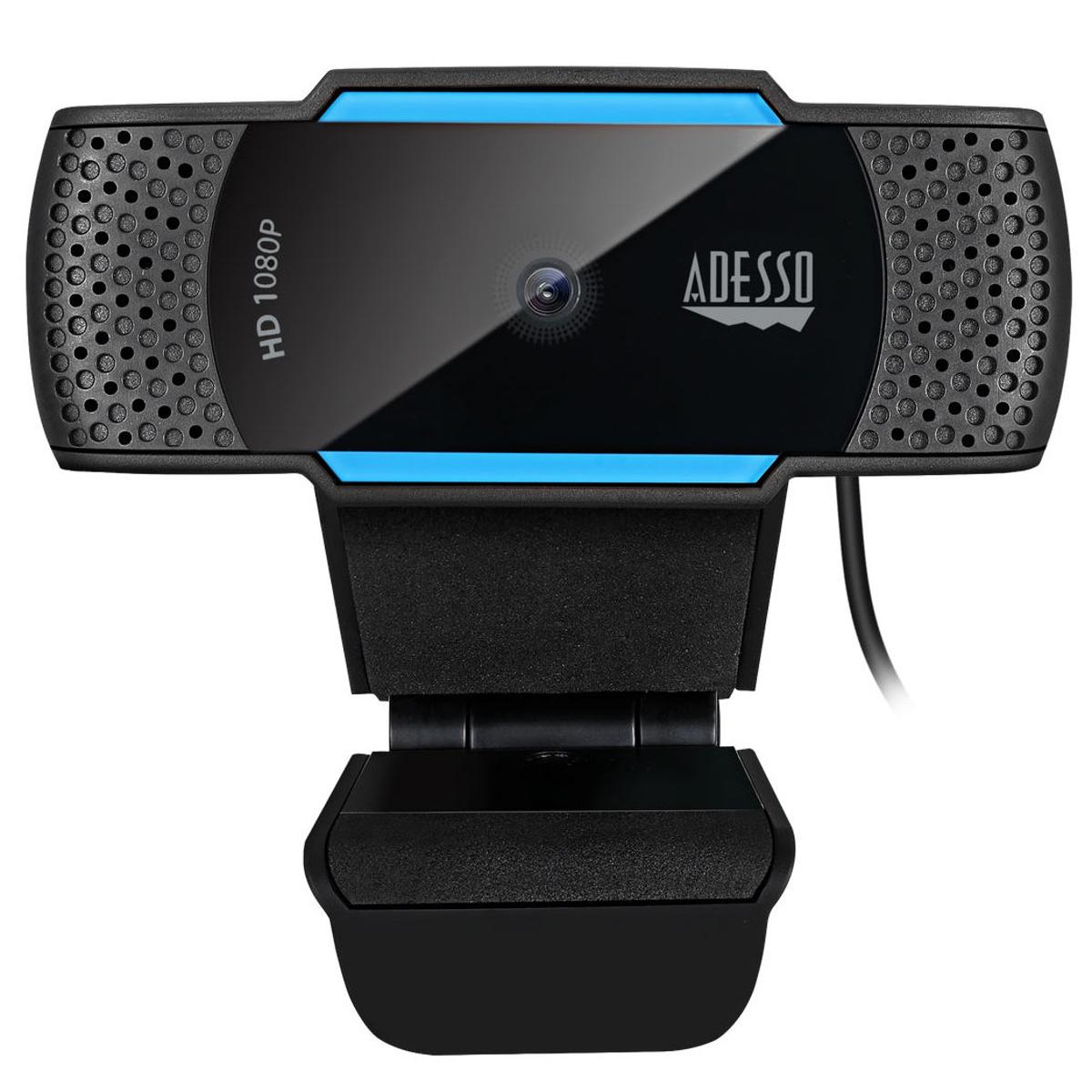 

Adesso CyberTrack H5 1080P Auto Focus Webcam with Built-In Dual Microphone