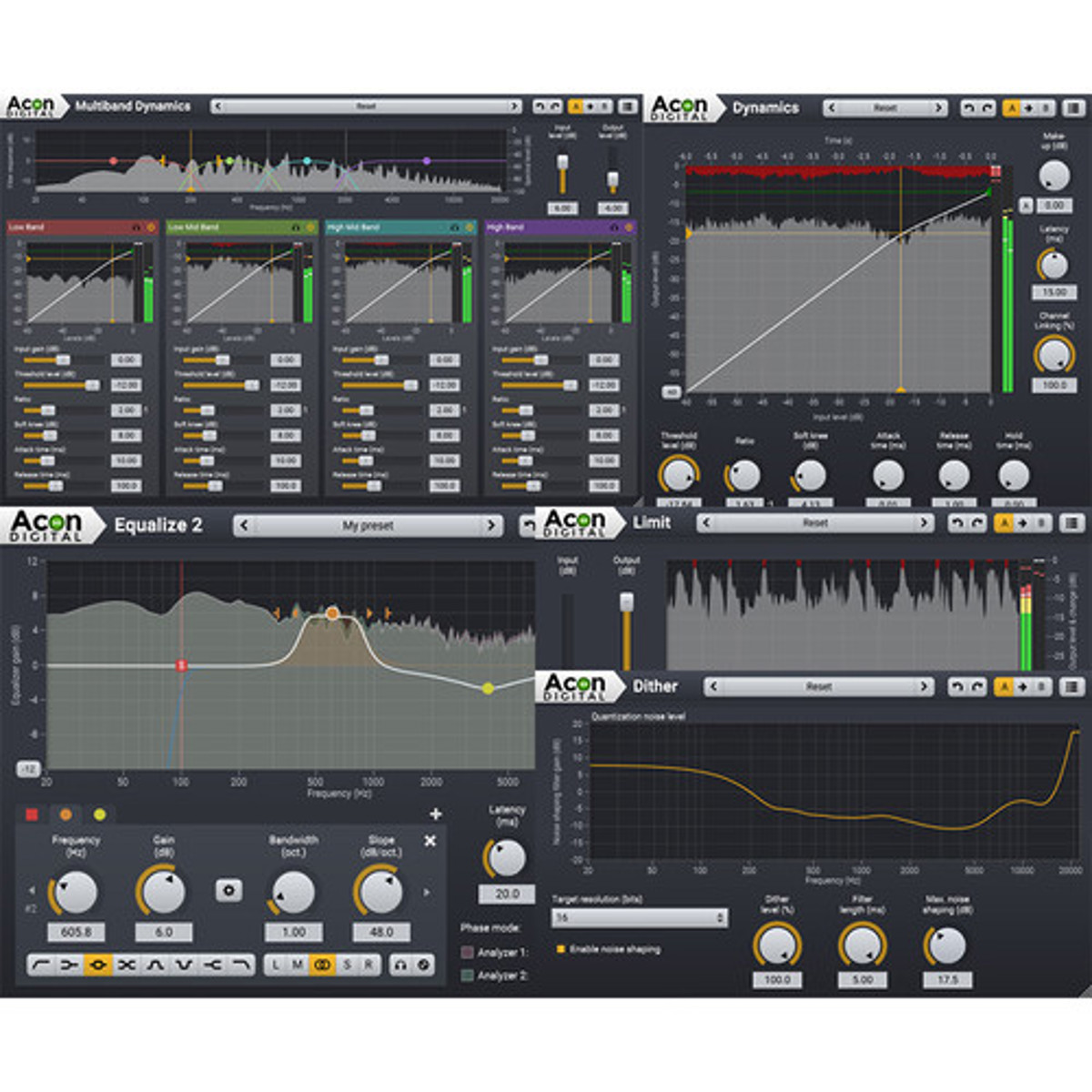 

Acon Digital Mastering Suite Audio Plug-Ins, Electronic Download