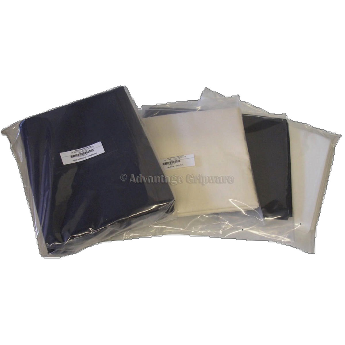 

Advantage Gripware 12 Oz Duvetyne Pre-Packaged Fabric, 54"x15', Black