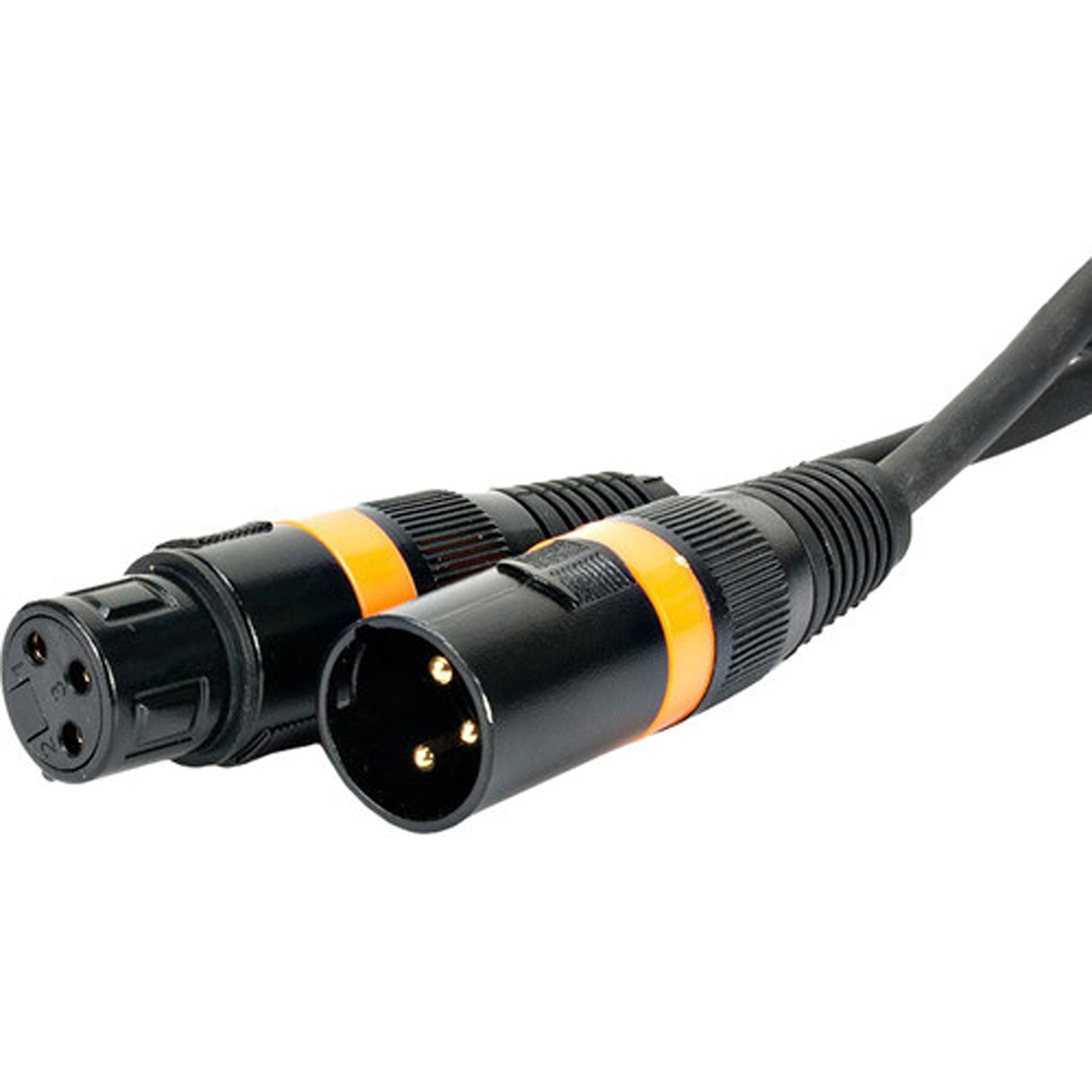 

American DJ Accu-Cable 25' 3-Pin XLR Male to Female DMX Cable