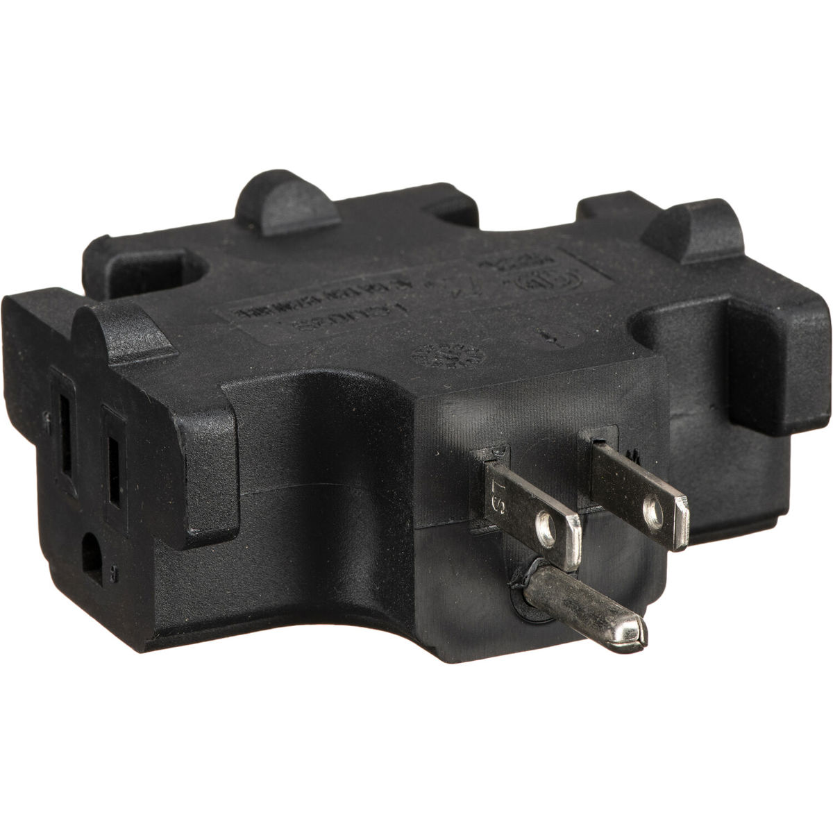 

American DJ EC3FER Edison Tri-Tap Power Adapter, Black