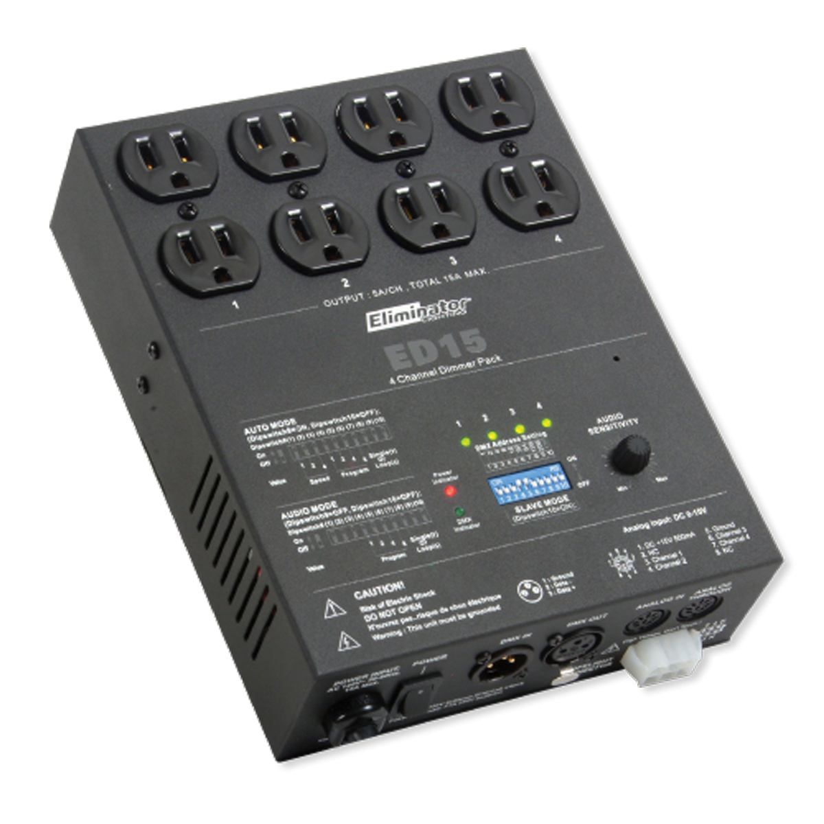 

American DJ ED15 4-Channel DMX Dimmer Pack