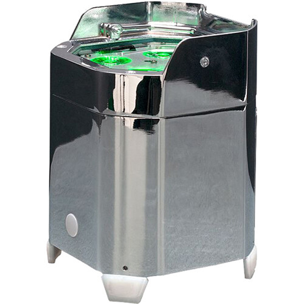 

American DJ Element HEX IP 4x 10W 6-In-1 Wi-Fi RGBAW+UV LED Wash Light,Chrome