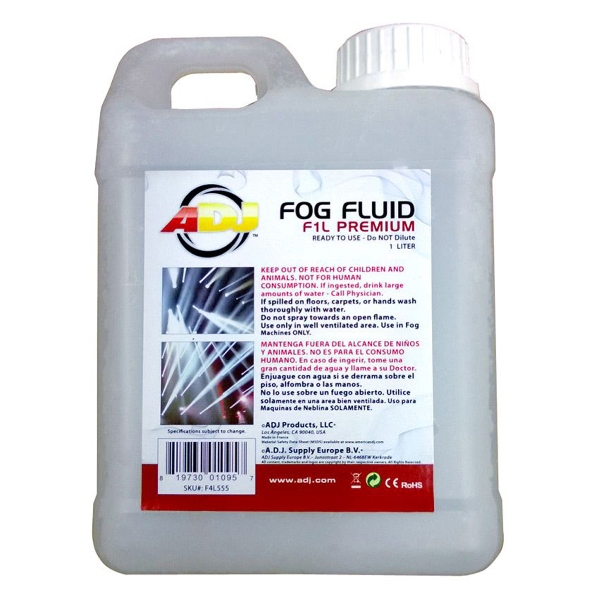 

American DJ F1L Premium Fog Fluid, 1 Liter