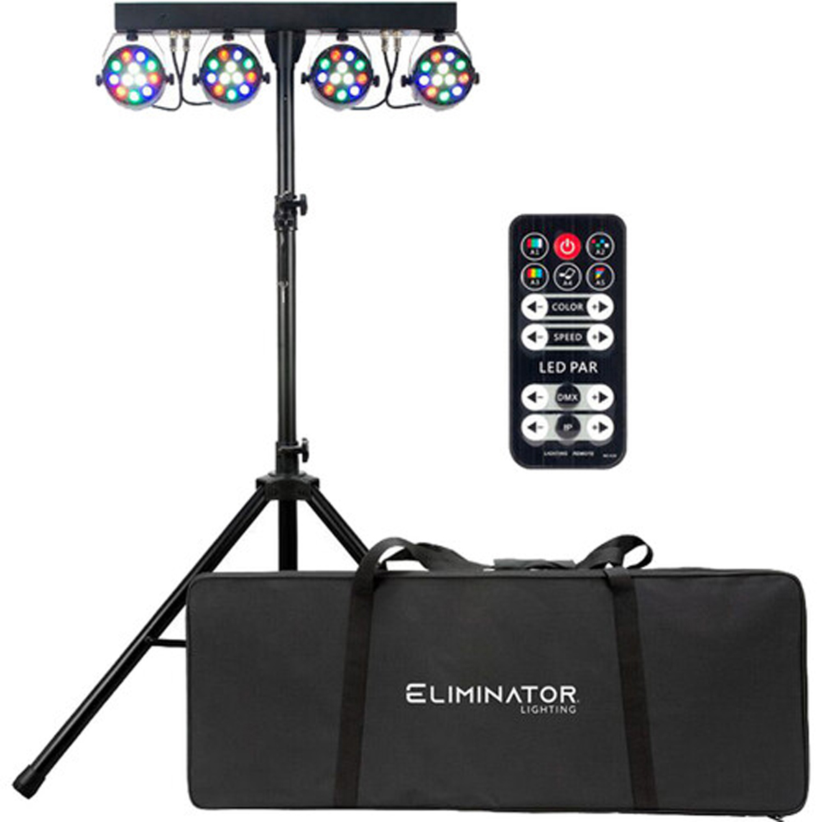 

American DJ Mini Par Bar Portable LED Par Can Lighting System