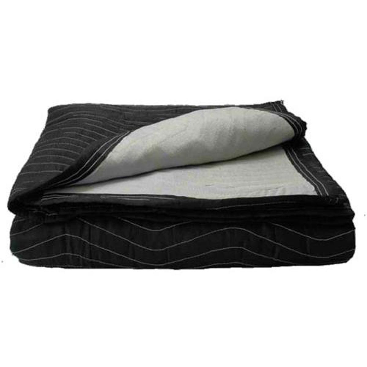 

Advantage Gripware 72x80" Heavy Weight Sound Blanket with Grommets, Black/White