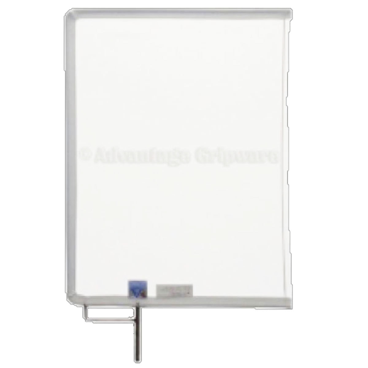 

Advantage Gripware 12x18" Griffolyn T-55 with Stainless Steel Frame, Black/White