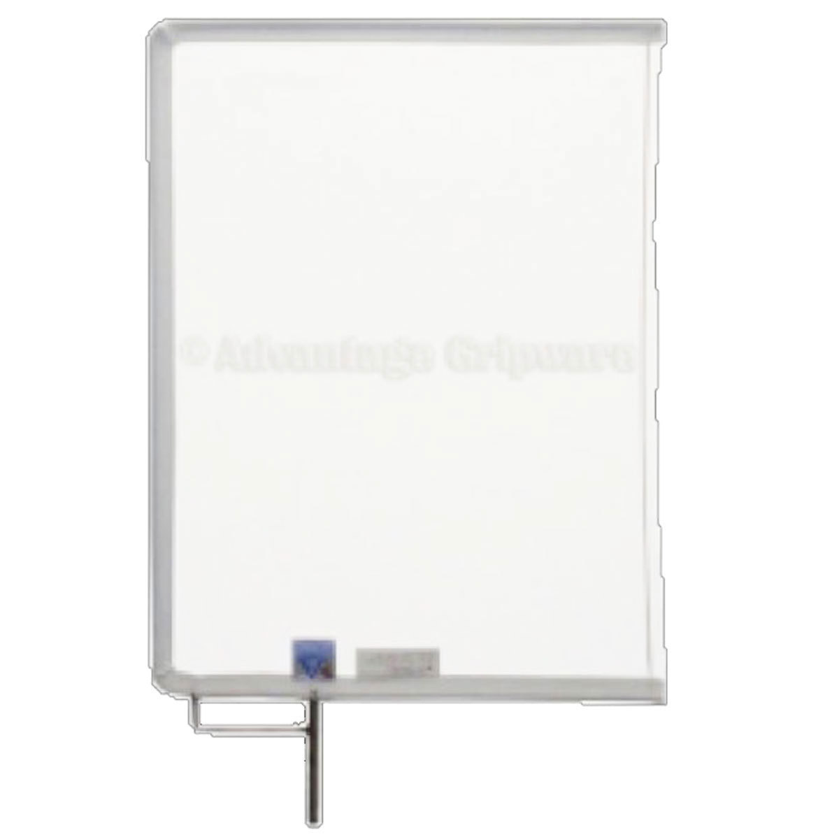 

Advantage Gripware 30x36" Bleached Solid Muslin with Stainless Steel Frame