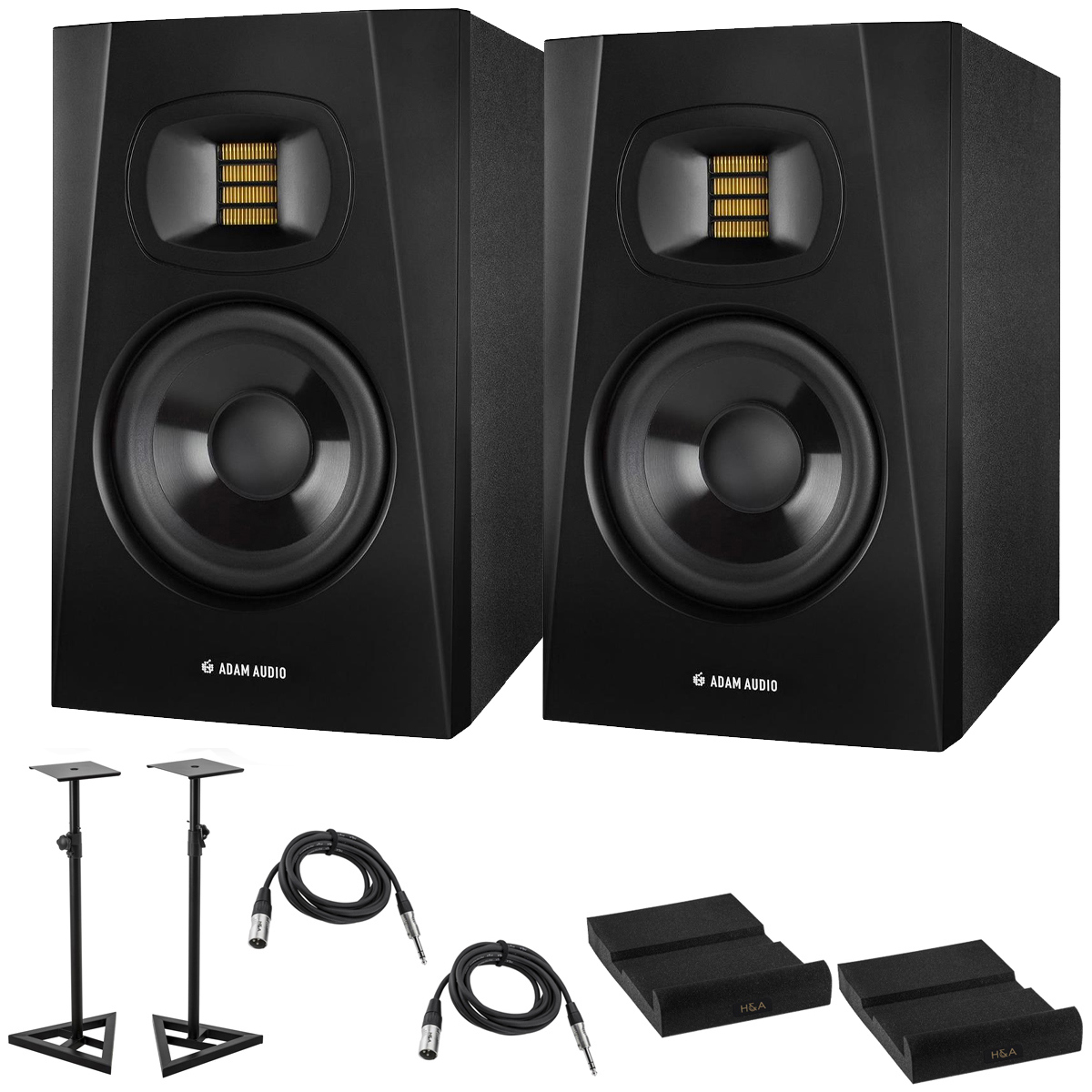 

Adam Audio 2x Professional T5V Active Monitor with Accessories Kit