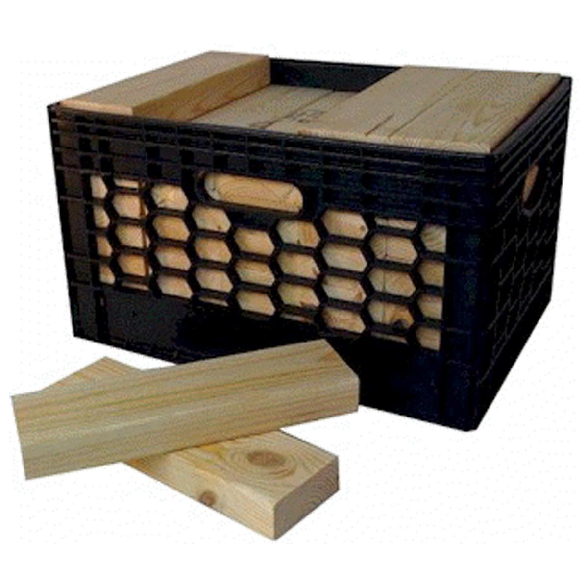 

Advantage Gripware 2x4x11" Short Cribbing Wedge, Milk Crate of 35 Pieces