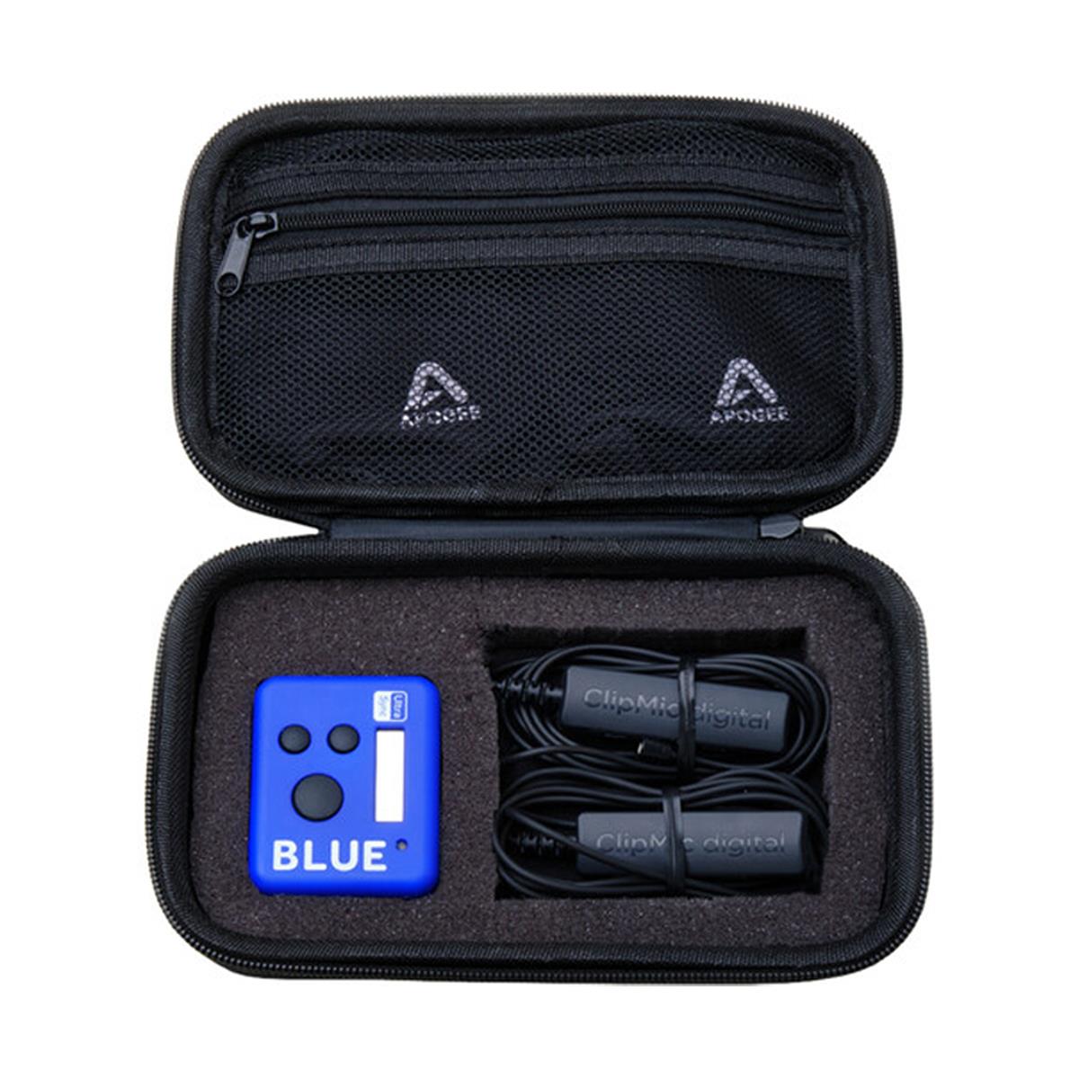 Image of Apogee Electronics ClipMic digital 2 Lavalier Mic Kit w/2x Mic &amp; UltraSync BLUE