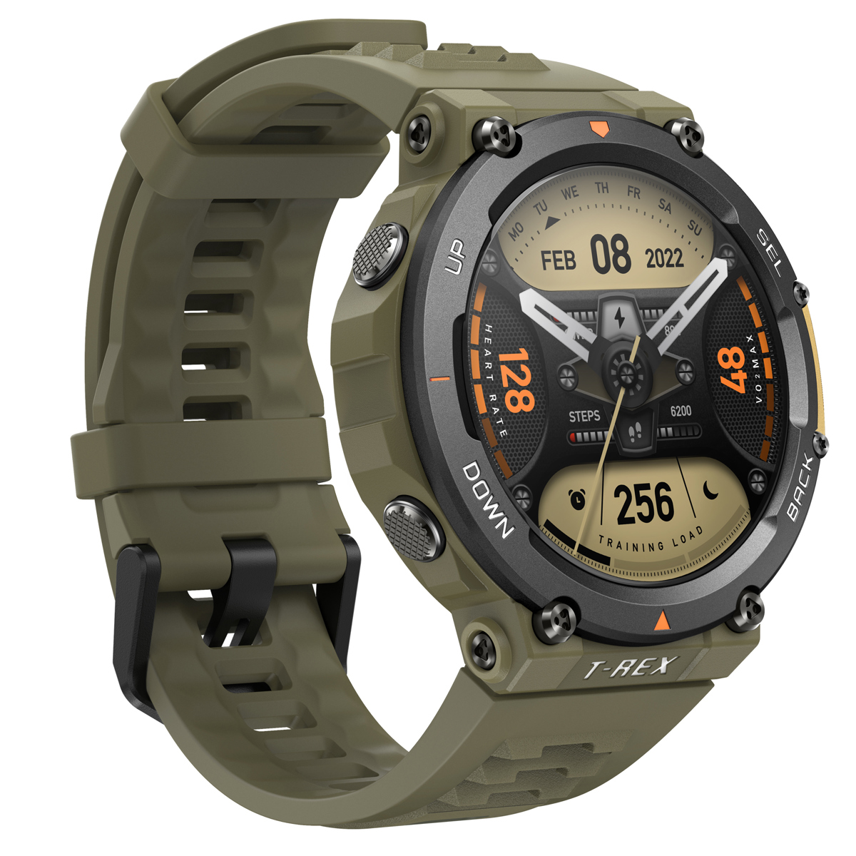 

AmazFit T-Rex 2 Waterproof Touchscreen GPS Smartwatch, Wild Green