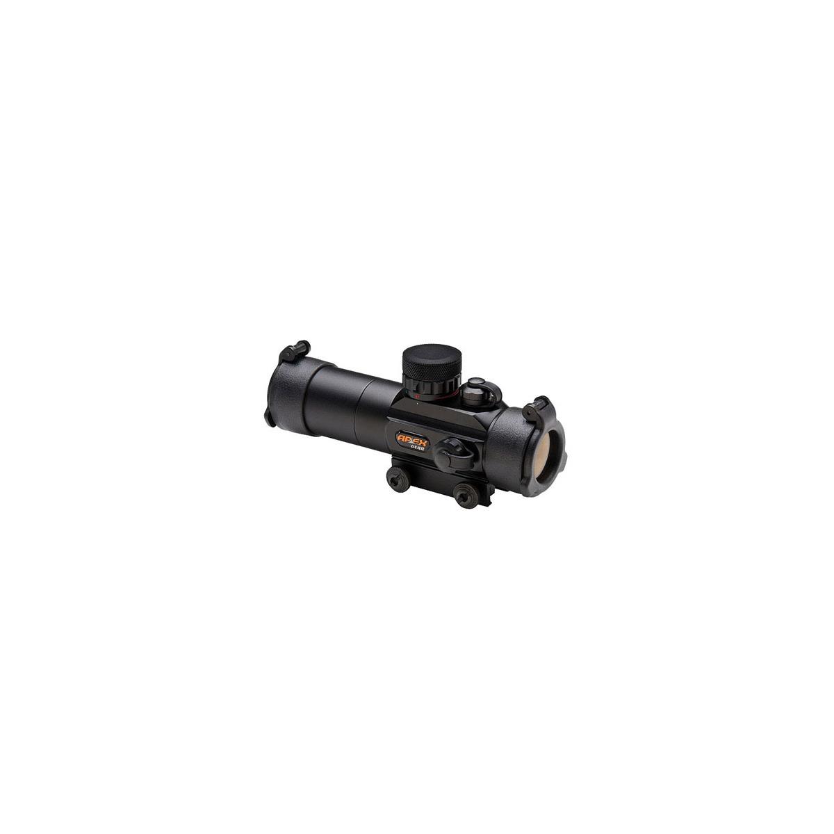 

Apex Gear 1x30 Crossbow Scope with 3 Dot Red or Green Reticle, Matte Black