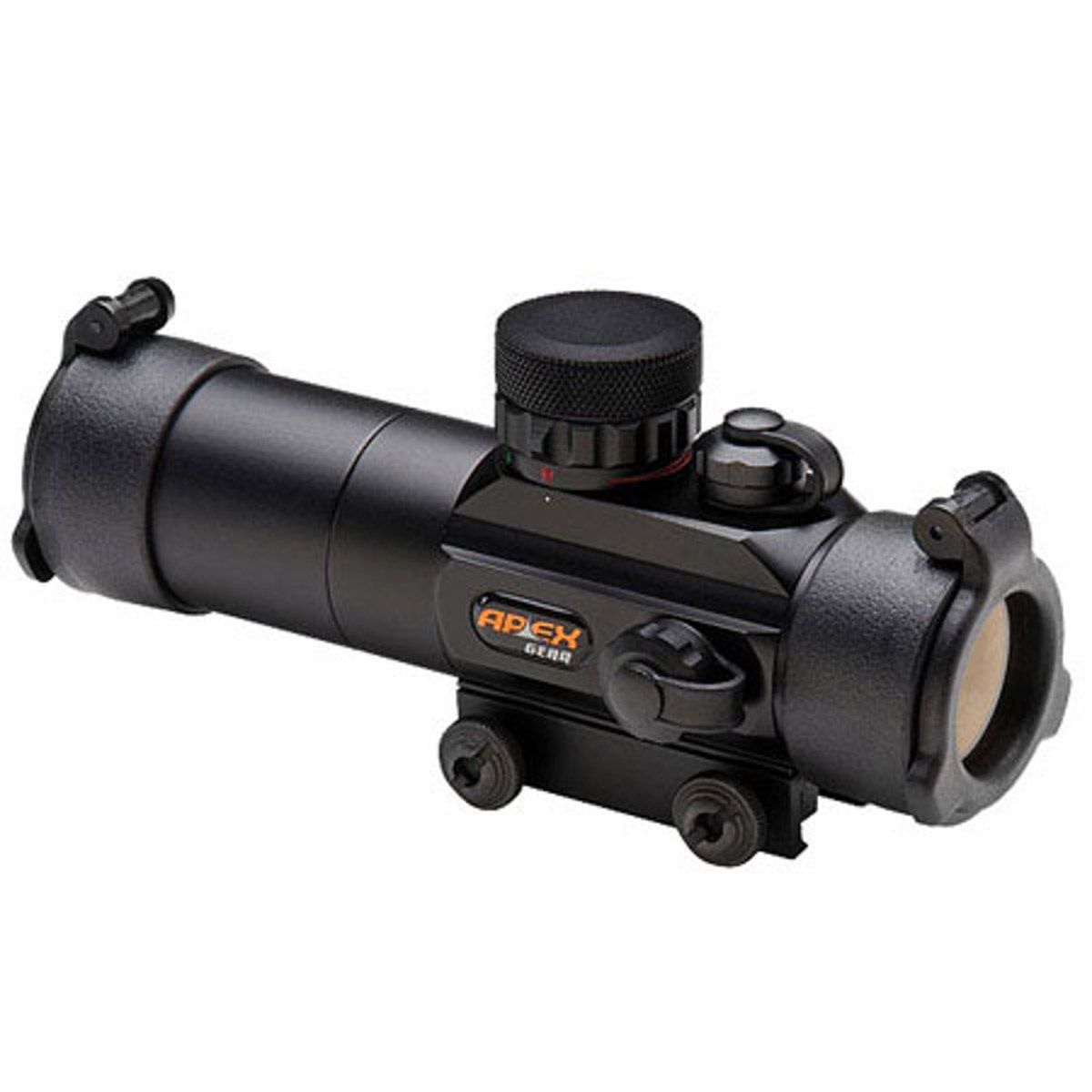 

Apex Gear 1x30 Crossbow Scope with 3 Dot Red or Green Reticle, Matte Black