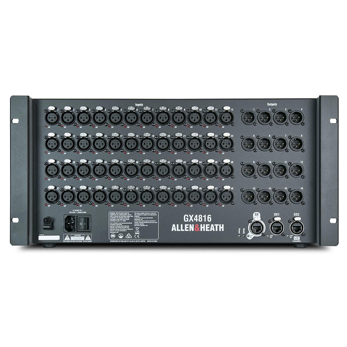 

Allen & Heath GX4816 48 XLR Input/16 XLR Output Portable GX Expander, DX Sockets