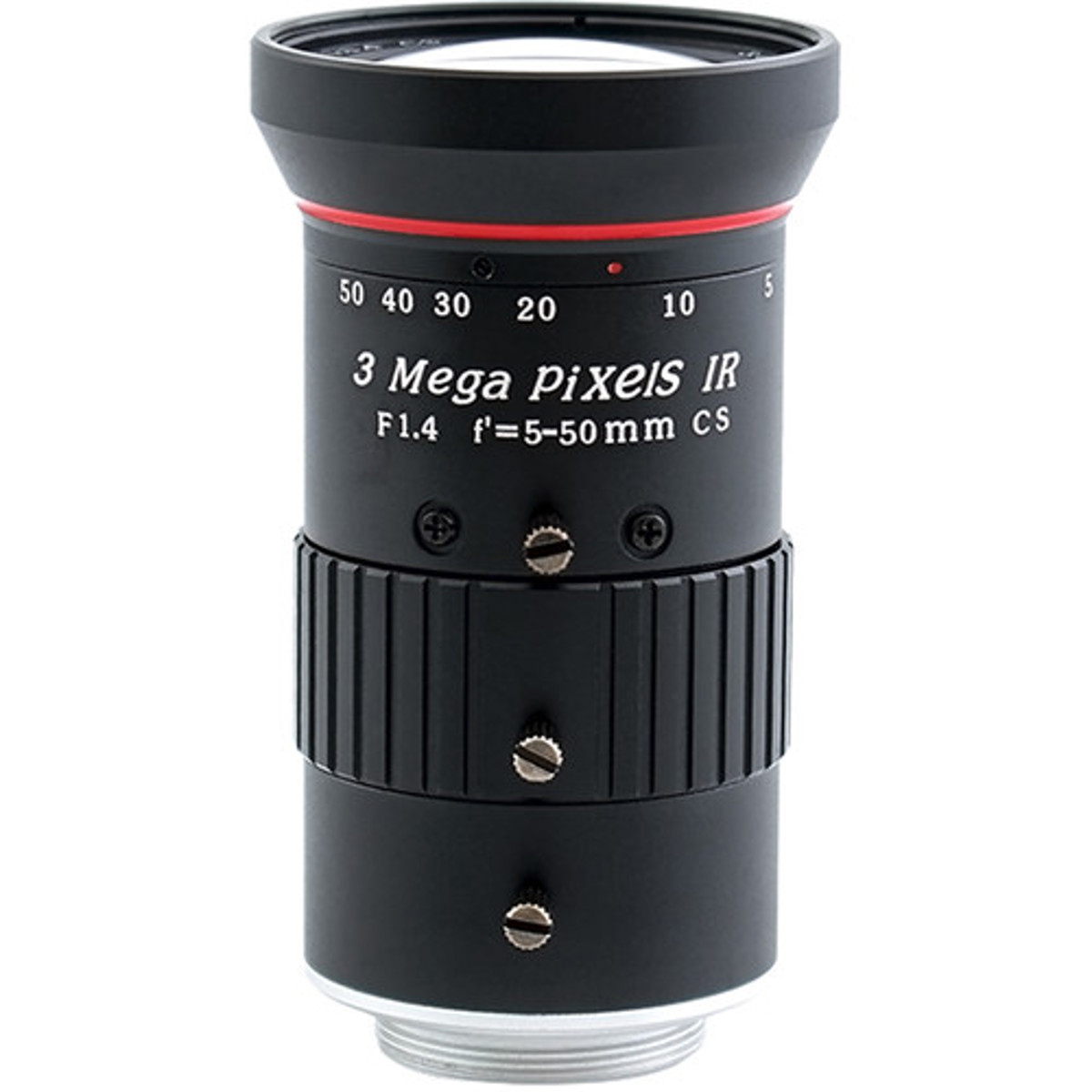 

AIDA 5.0mm-50mm F1.4 Varifocal 3MP Lens, CS Mount, 1/3" FHD Cameras, Manual Iris