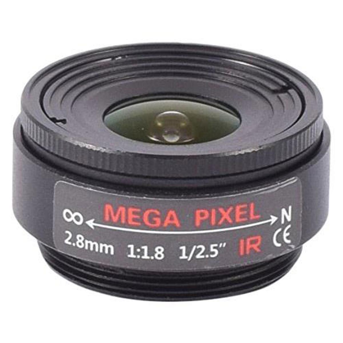 

AIDA CS Mount 2.8mm Fixed Focal Megapixel Lens for Gen3G HD Camera, Manual Focus