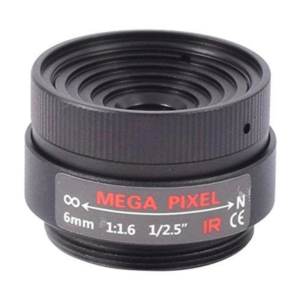 

AIDA CS Mount 6mm Fixed Focal Megapixel Lens for Gen3G HD Camera, Manual Focus