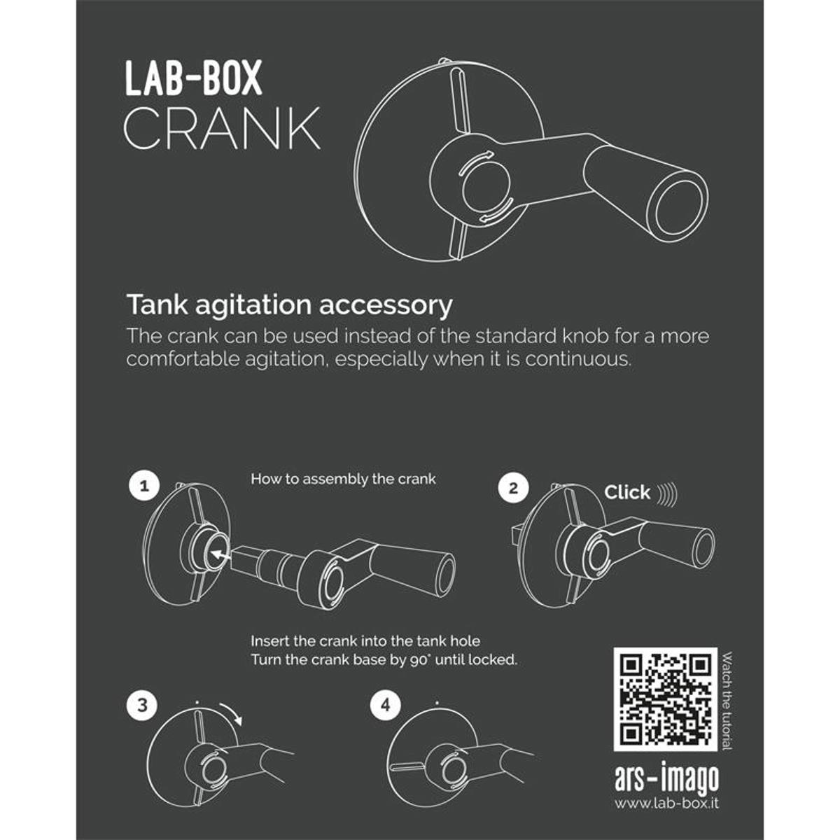 

ars-imago LAB-BOX Additional Crank, Black