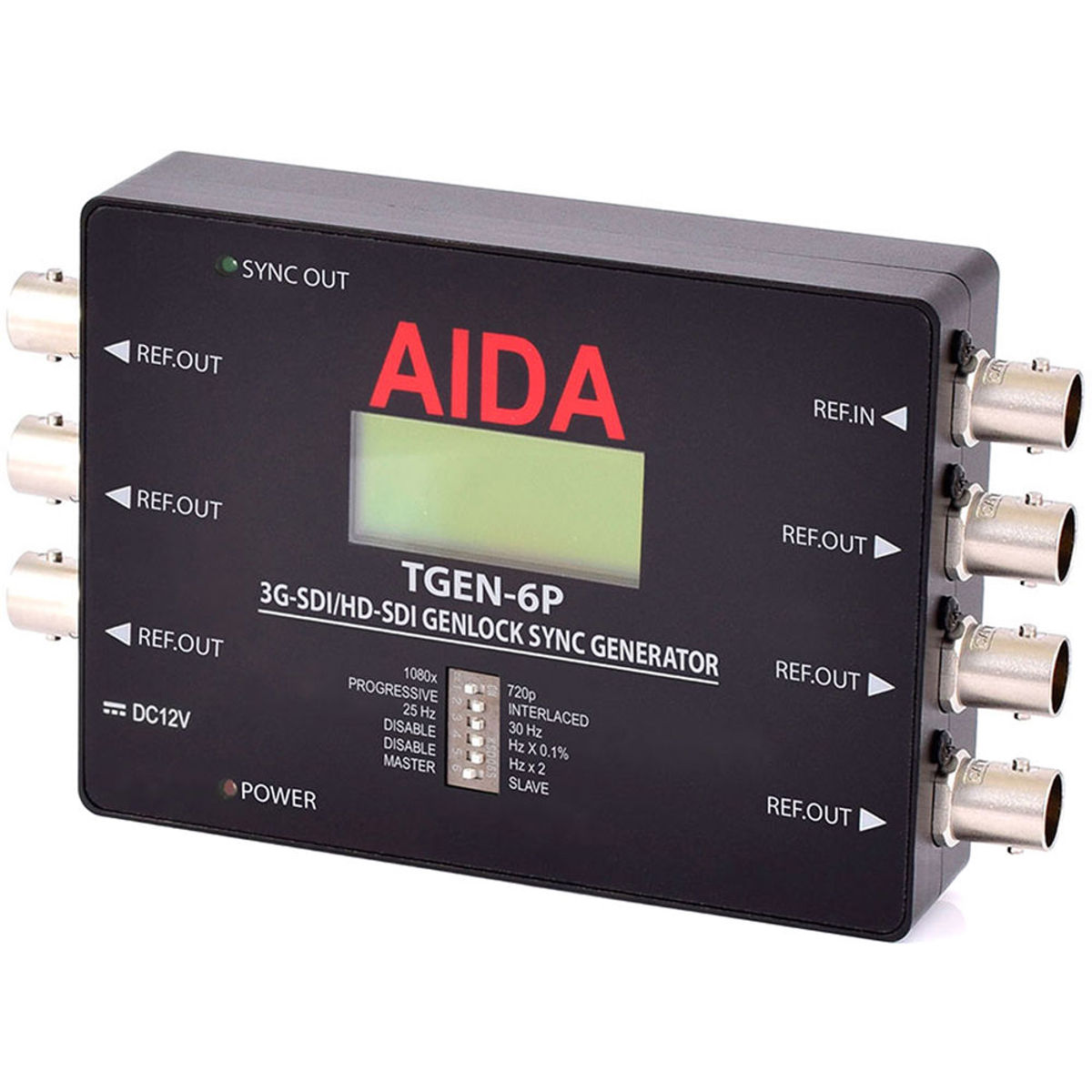 

AIDA 3G-SDI/HD-SDI Tri-Level Genlock Reference SYNC Generator