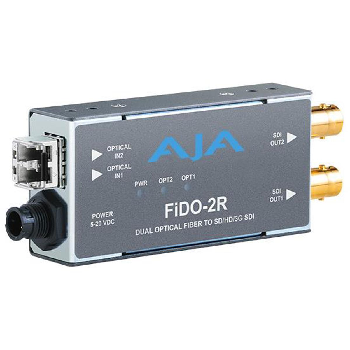 Image of AJA FiDO-2R-MM 2-Channel Multi-Mode LC Fiber to 3G-SDI Receiver