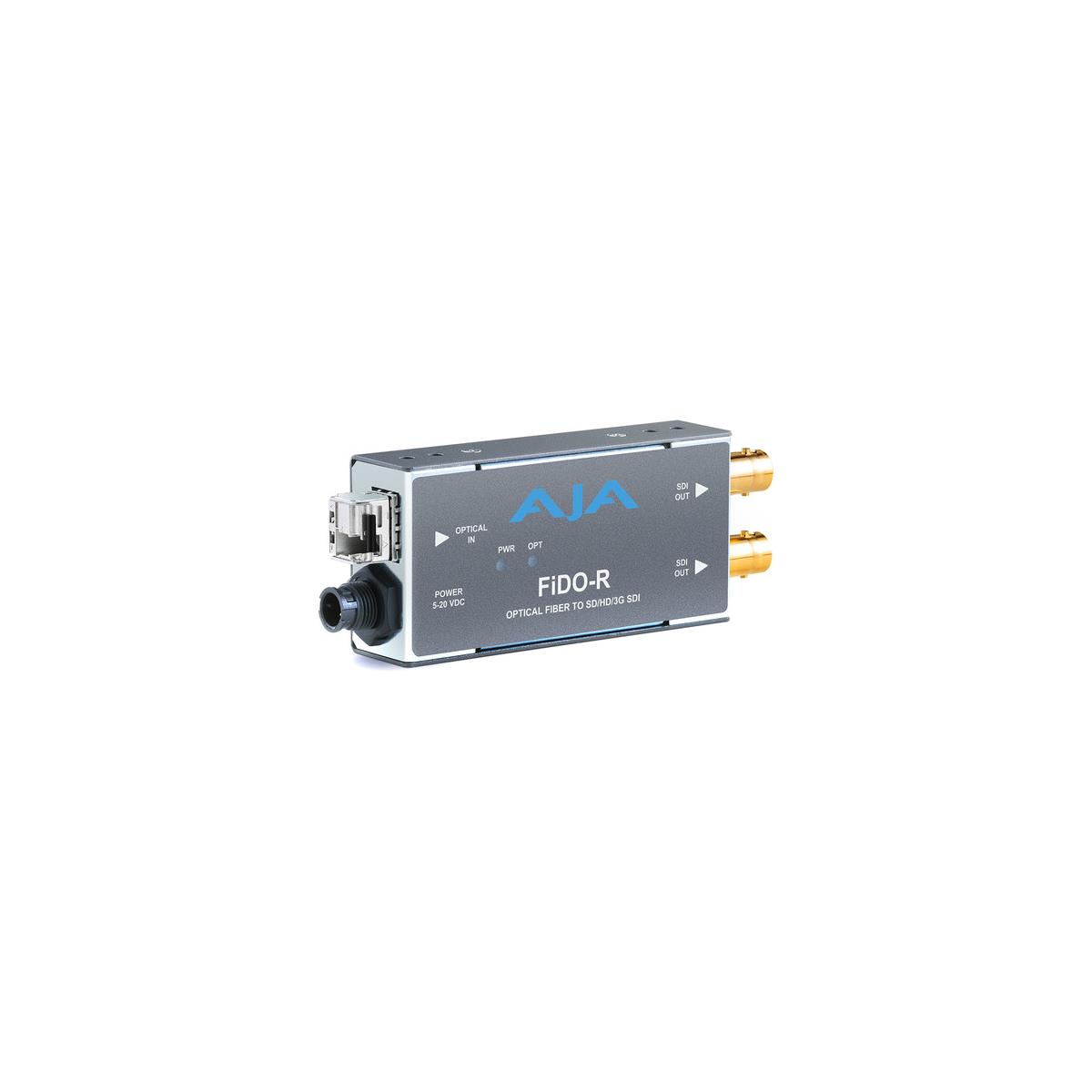 Image of AJA FiDO-R-MM 1-Channel Multi-Mode LC Fiber to 3G-SDI Receiver Mini Converter