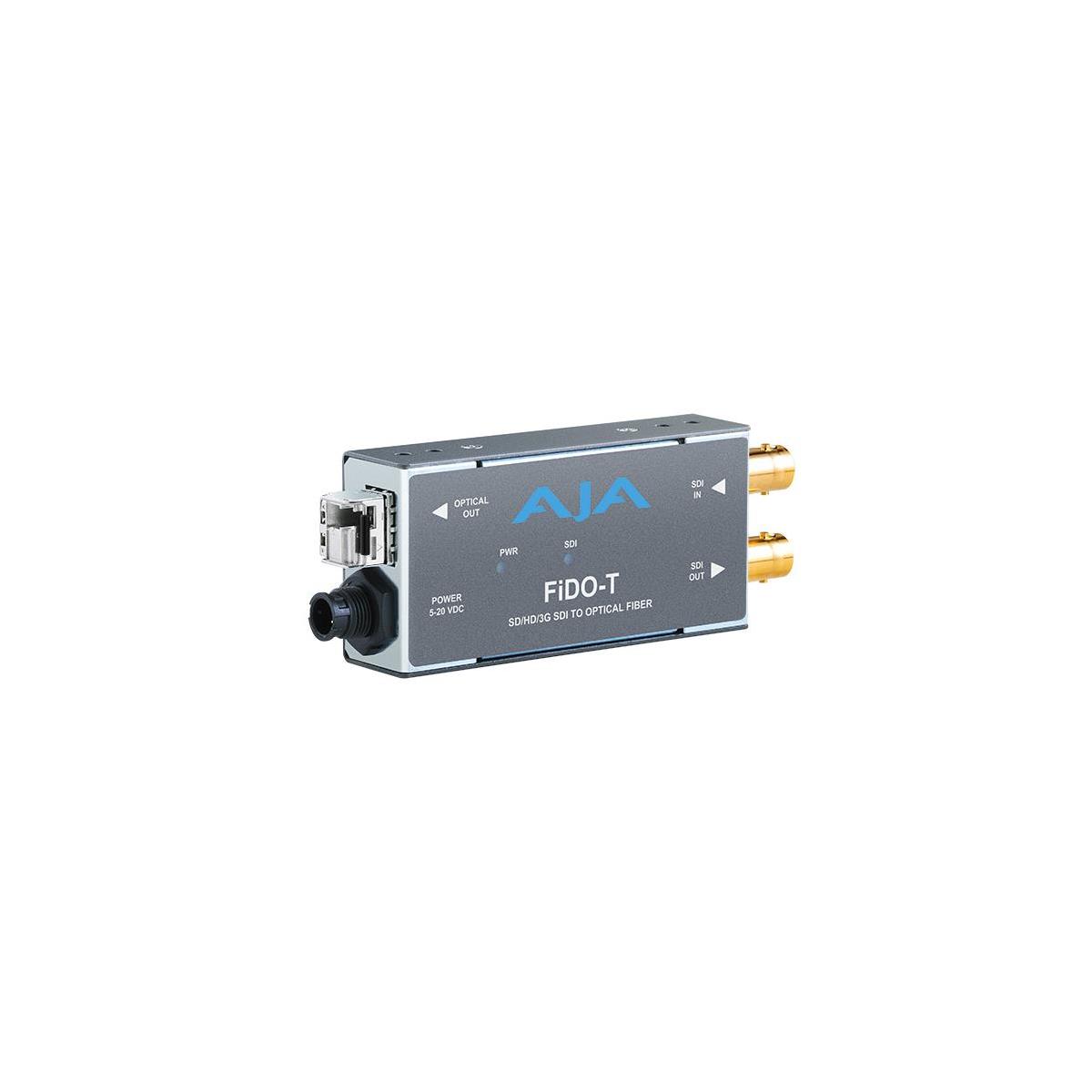 Image of AJA FiDO-T-MM 1-Channel 3G-SDI to Multi-Mode LC Fiber Transmitter